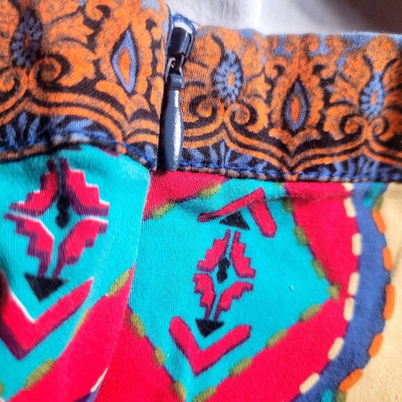 Colourful fitted pants, sz XS - Picture 8 of 8